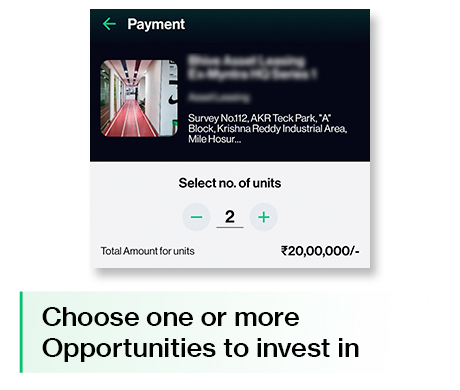 Choose one or more Opportunities to invest in