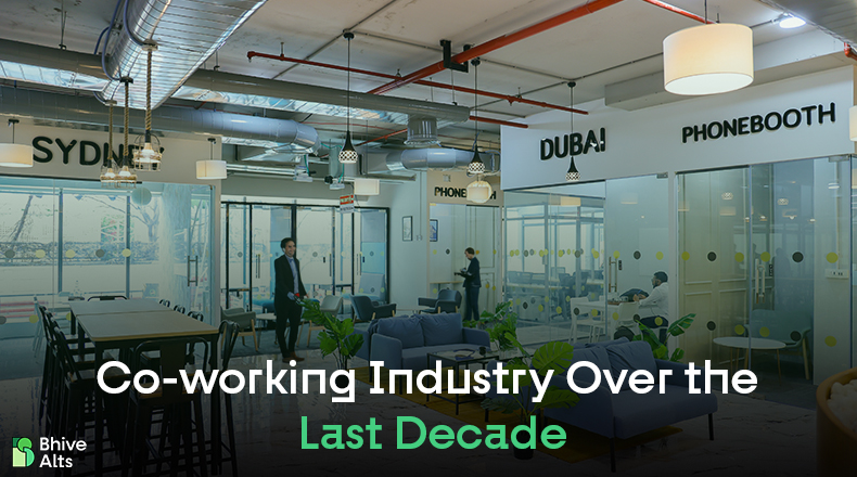 Coworking industry over the last decade